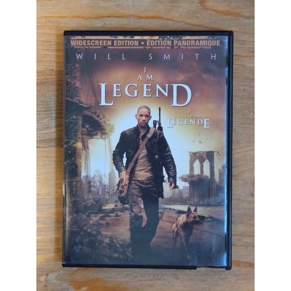 I Am Legend DVD Will Smith Widescreen Blockbuster Case Collectible 2007 Movie